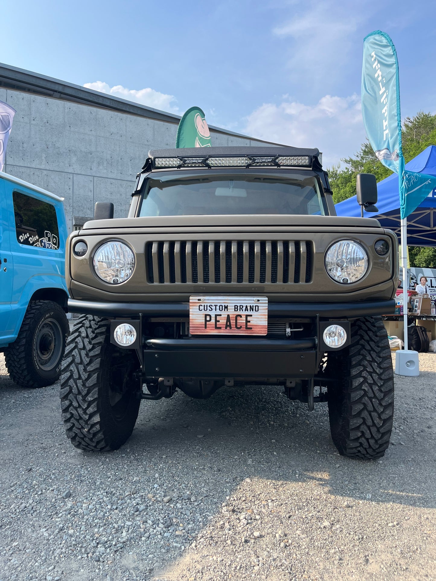 ジムニー JB64W JIMNY オリジナル フロントパイプバンパー カスタムパーツ PEACE コエダ自動車