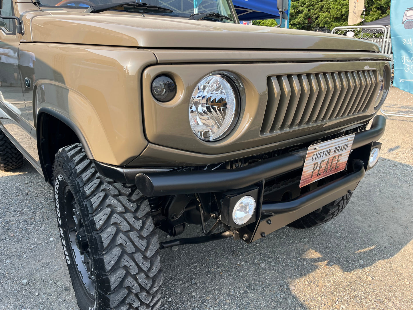 ジムニー ジムニーシエラ jimny JB64W/JB74W オリジナル フロントグリル 塗装あり PEACE コエダ自動車
