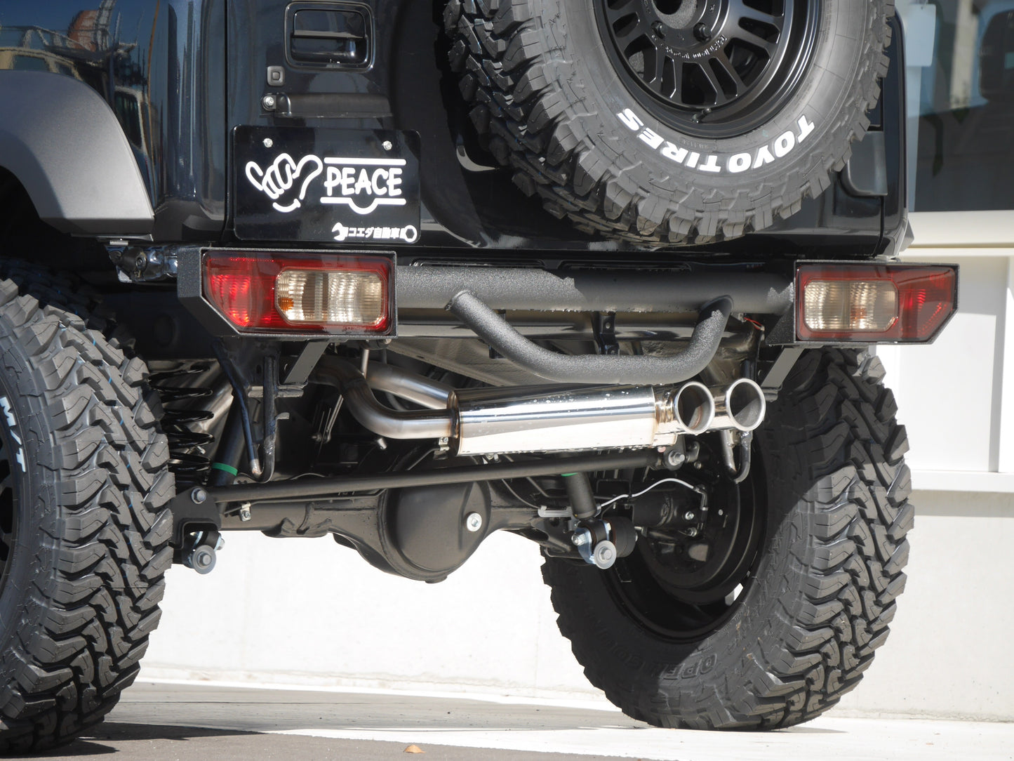 ジムニー ジムニーシエラ JIMNY JB64W/JB74W オリジナル リアパイプバンパー カスタムパーツ PEACE コエダ自動車