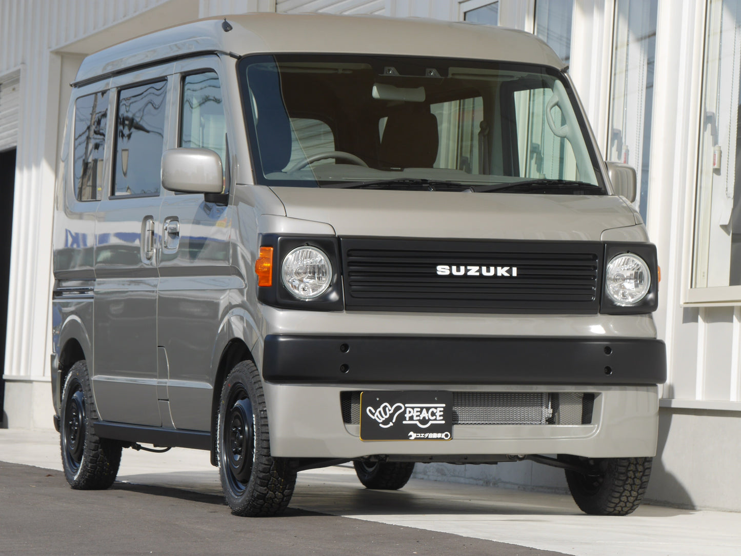 エブリィ レトロフロントバンパー DA17W DA17V バン ワゴン PEACE