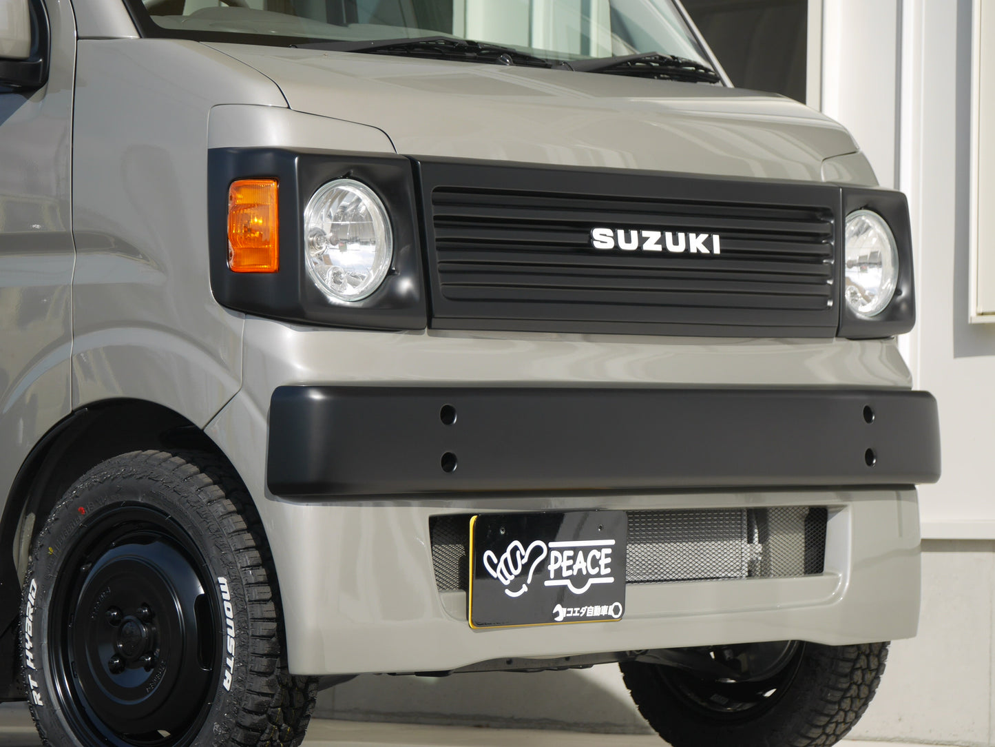 エブリィ レトロフロントバンパー DA17W DA17V バン ワゴン PEACE