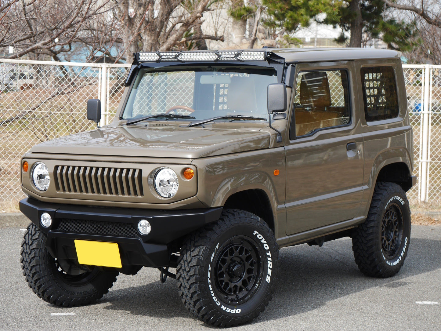 ジムニー　ジムニーシエラ　JIMNY　JB64W　JB74W　フェンダーミラーキット　JA11純正ミラーつき　未塗装　オリジナル　カスタムパーツ　PEACE　コエダ自動車