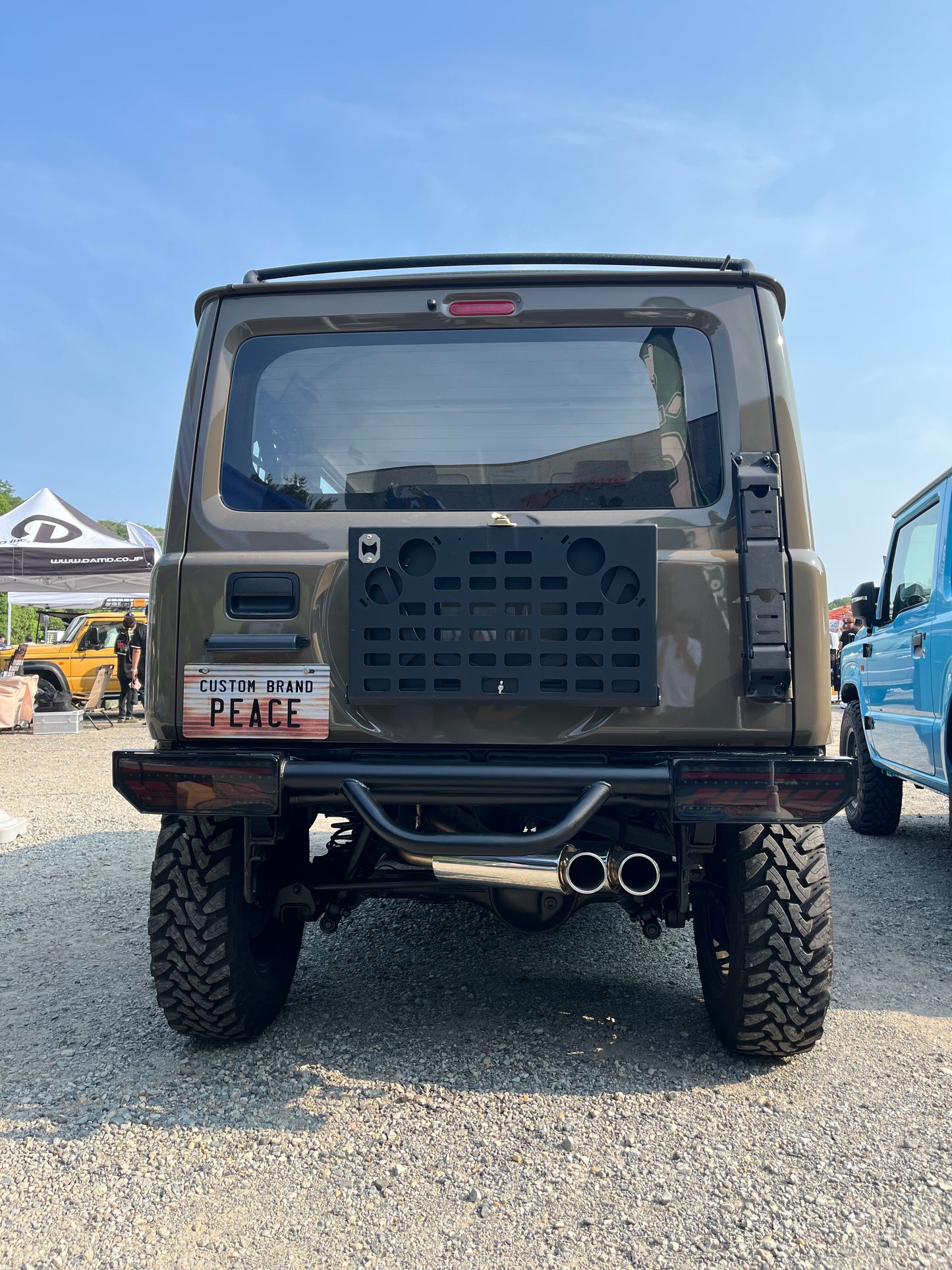 ジムニー　ジムニーシエラ　JIMNY　JB64W/JB74W　オリジナル　リアパイプバンパー　カスタムパーツ　PEACE　コエダ自動車